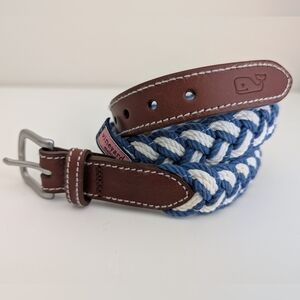 NEW Vineyard Vines Braided Rope Belt Size 30 Boys Youth Yacht Preppy Nantucket